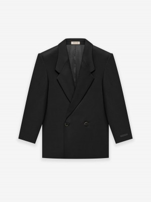 Fear Of God Cav Twill Suit Jacket Nere | FOG-SN593395