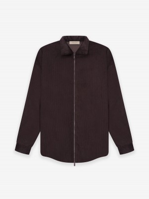 Fear Of God Corduroy Shirt Jacket Viola | FOG-SN593600