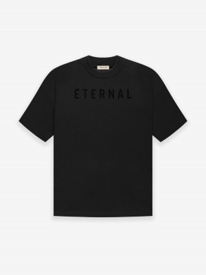 Fear Of God Cotone Ss T-shirt Nere | FOG-SN593340