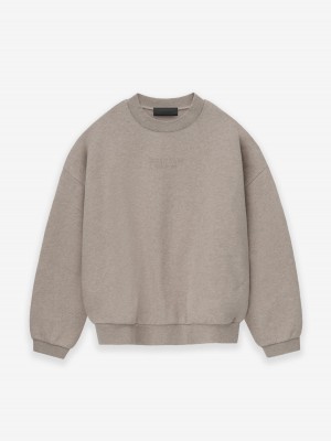 Fear Of God Essentials Crewneck Khaki | FOG-SN593552