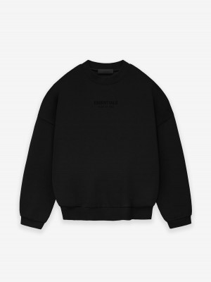 Fear Of God Essentials Crewneck Nere | FOG-SN593620