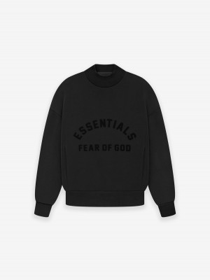 Fear Of God Essentials Crewneck Nere | FOG-SN593778