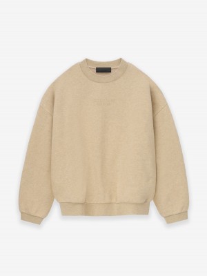 Fear Of God Essentials Crewneck Oro | FOG-SN593618