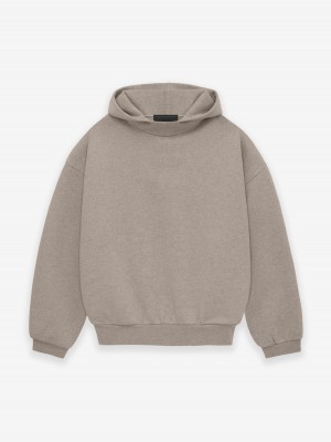 Fear Of God Essentials Hoodie Khaki | FOG-SN593629