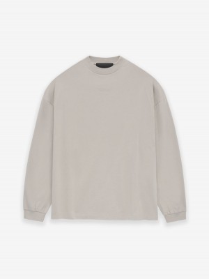 Fear Of God Essentials Ls Tee Argento | FOG-SN593546