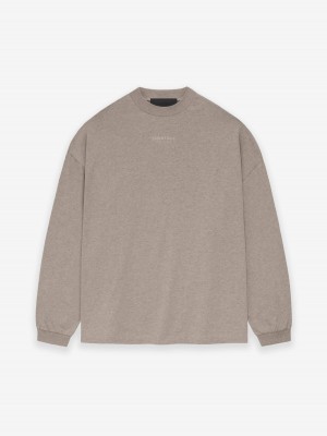 Fear Of God Essentials Ls Tee Khaki | FOG-SN593544