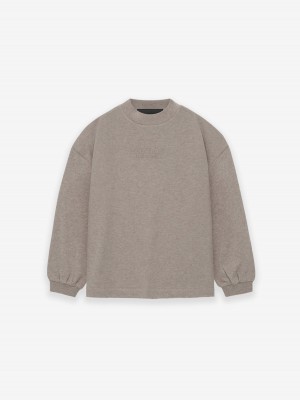 Fear Of God Essentials Ls Tee Khaki | FOG-SN593789