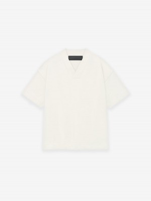 Fear Of God Essentials V-neck Bianche | FOG-SN593787