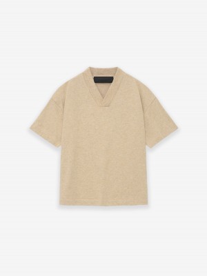 Fear Of God Essentials V-neck Oro | FOG-SN593783