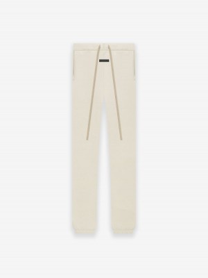 Fear Of God Fleece Classiche Sweatpant Beige | FOG-SN593461