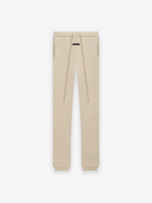 Fear Of God Fleece Classiche Sweatpant Beige | FOG-SN593464