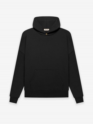 Fear Of God Fleece Hoodie Nere | FOG-SN593349