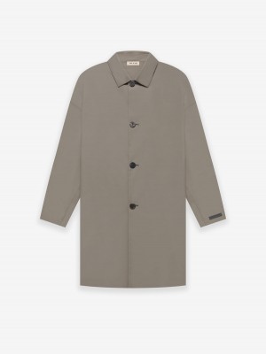 Fear Of God Lana Vergine Nylon Car Coat Grigie | FOG-SN593359