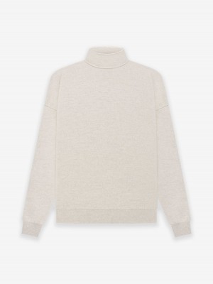 Fear Of God Leggere Merino Turtleneck Beige | FOG-SN593471