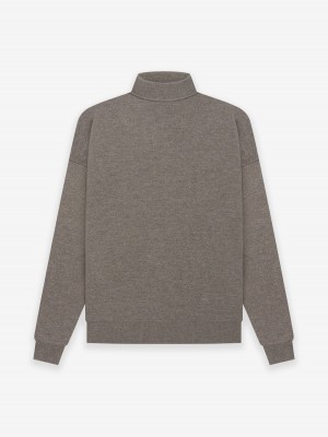 Fear Of God Leggere Merino Turtleneck Grigie | FOG-SN593479