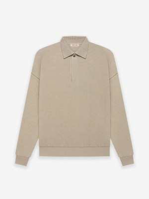 Fear Of God Merino Polo Beige | FOG-SN593297