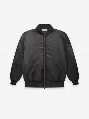 Fear Of God Nylon Twill Bomber Nere | FOG-SN593422