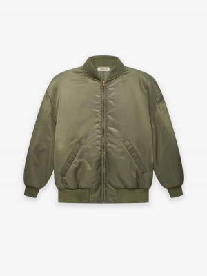 Fear Of God Nylon Twill Bomber Verde Oliva | FOG-SN593424