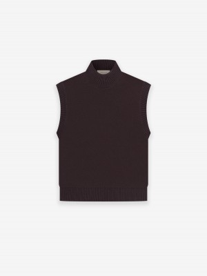 Fear Of God Pullover Mockneck Vest Viola | FOG-SN593652