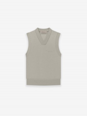 Fear Of God Pullover V-neck Vest Grigie | FOG-SN593658