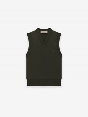 Fear Of God Pullover V-neck Vest Nere | FOG-SN593667