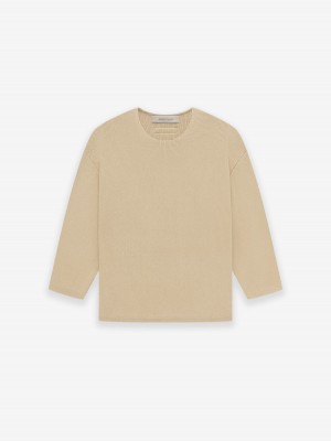 Fear Of God Rawneck Knit Maglia Marroni | FOG-SN593750