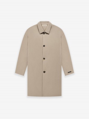 Fear Of God Twill Car Coat Beige | FOG-SN593366