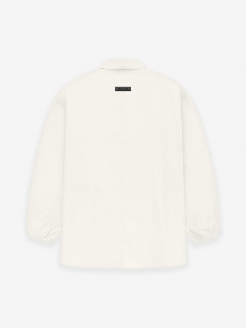 Fear Of God Button Down Shirt Bianche | FOG-SN593550