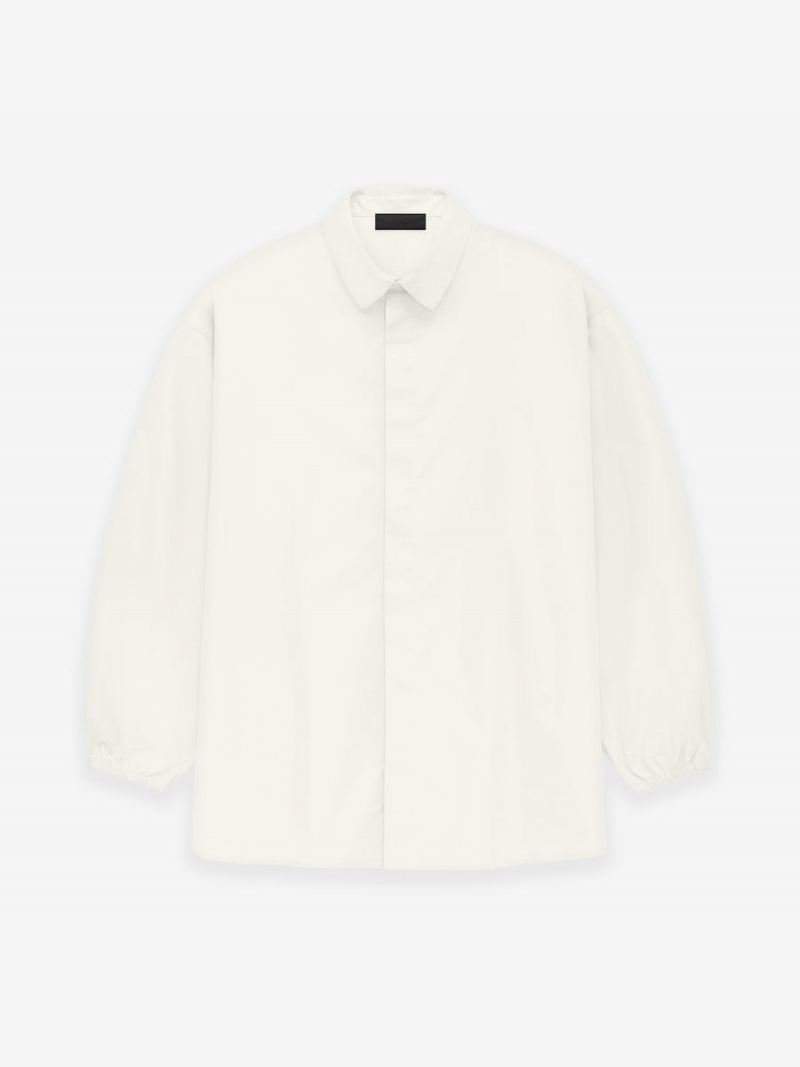 Fear Of God Button Down Shirt Bianche | FOG-SN593550