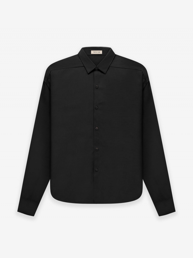 Fear Of God Button Front Shirt Nere | FOG-SN593310