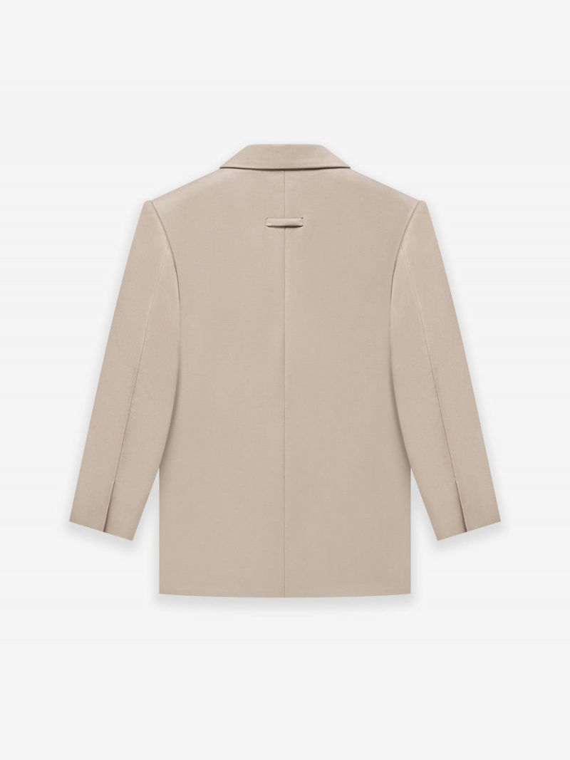 Fear Of God Cav Twill Suit Jacket Beige | FOG-SN593365