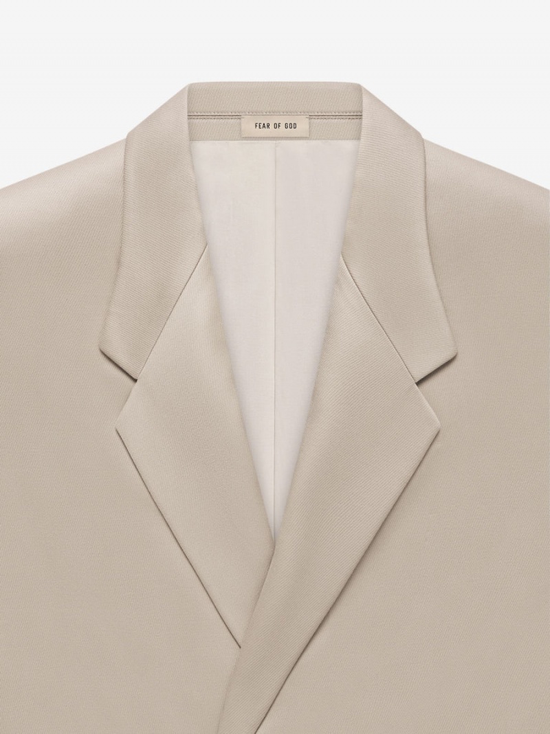 Fear Of God Cav Twill Suit Jacket Beige | FOG-SN593365