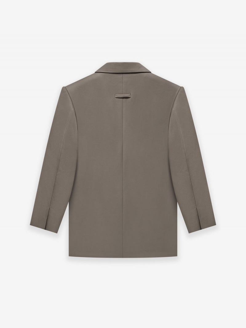 Fear Of God Cav Twill Suit Jacket Grigie | FOG-SN593368