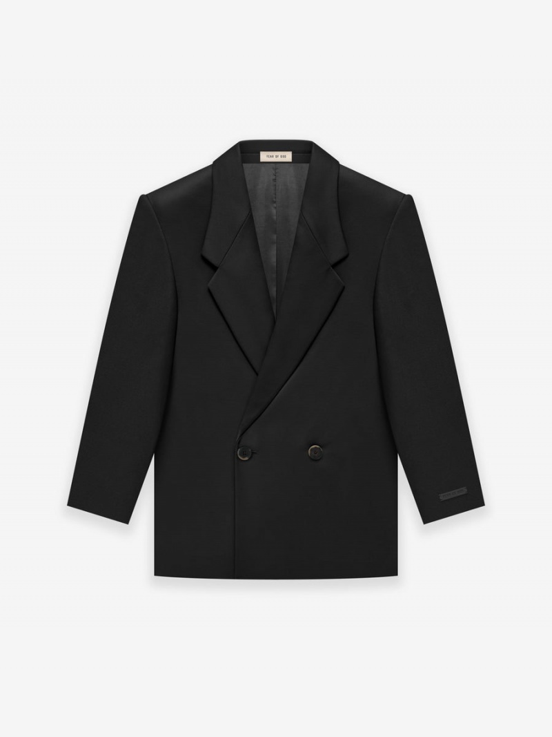 Fear Of God Cav Twill Suit Jacket Nere | FOG-SN593395