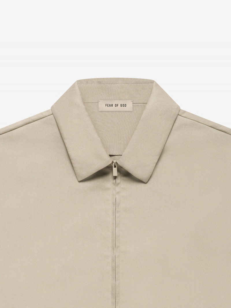 Fear Of God Cotone Lavoro Jacket Beige | FOG-SN593416