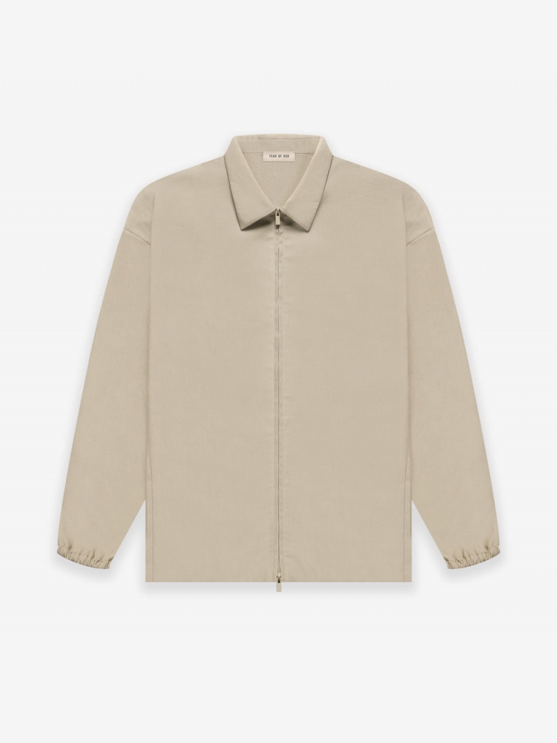 Fear Of God Cotone Lavoro Jacket Beige | FOG-SN593416