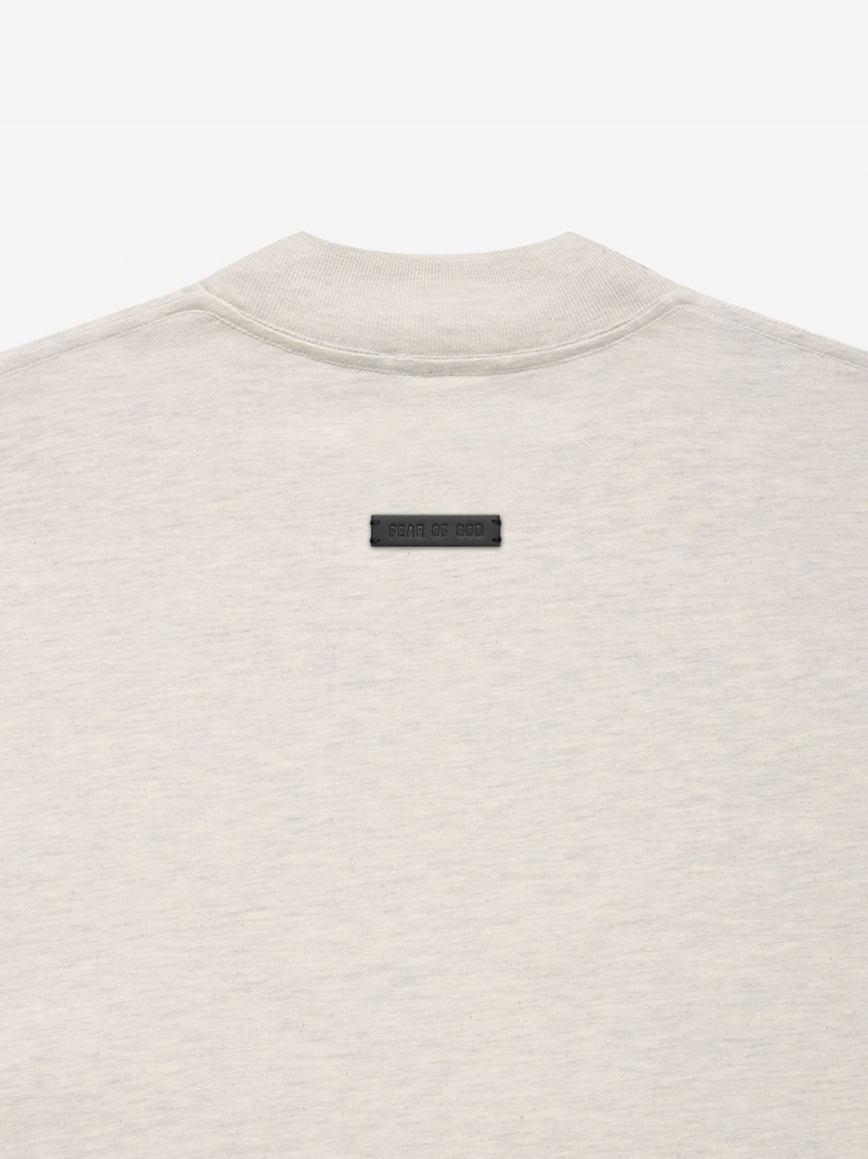 Fear Of God Cotone Ls T-shirt Beige | FOG-SN593334