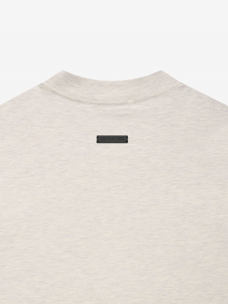 Fear Of God Cotone Ss T-shirt Beige | FOG-SN593332