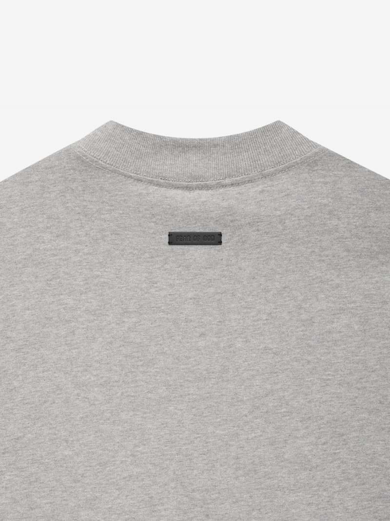 Fear Of God Cotone Ss T-shirt Grigie | FOG-SN593351