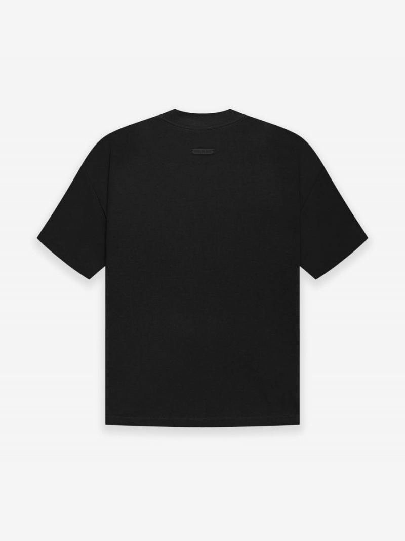 Fear Of God Cotone Ss T-shirt Nere | FOG-SN593340