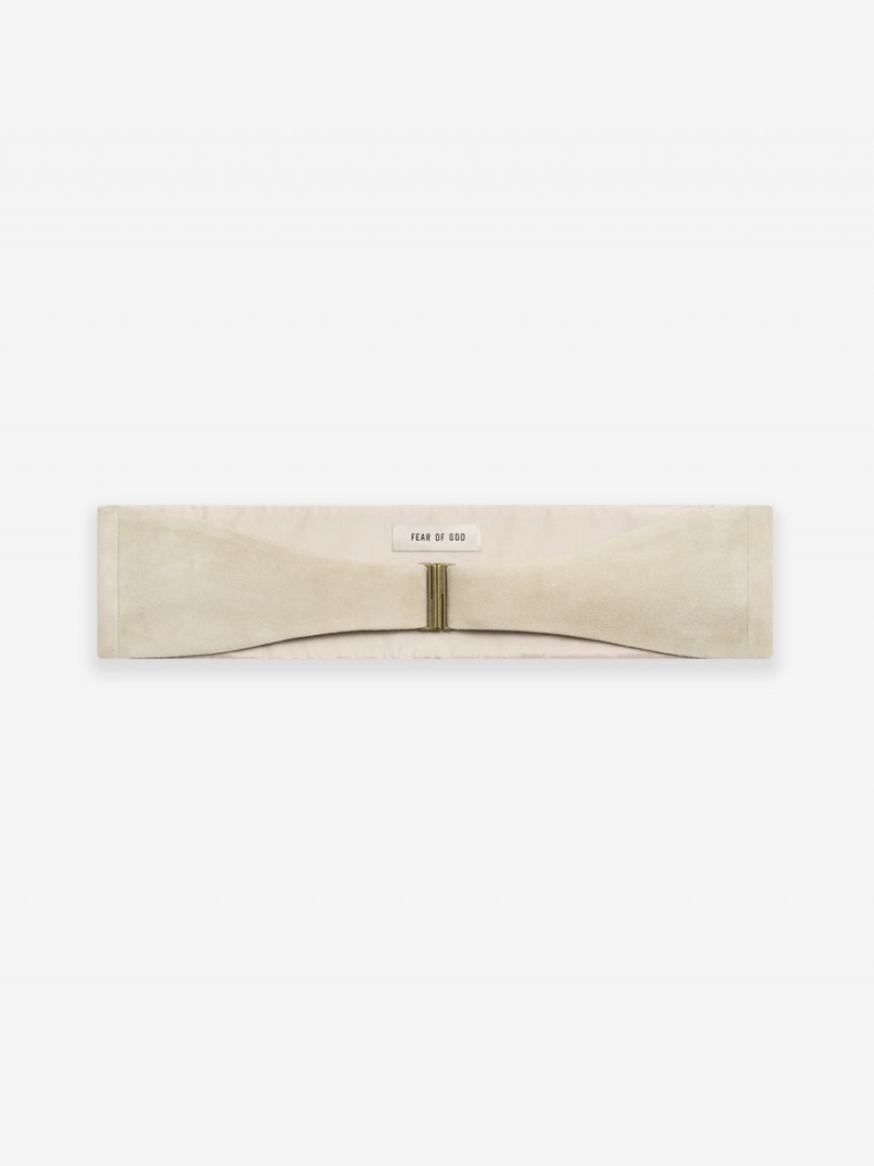 Fear Of God Cummerbund Scamosciate Beige | FOG-SN593521