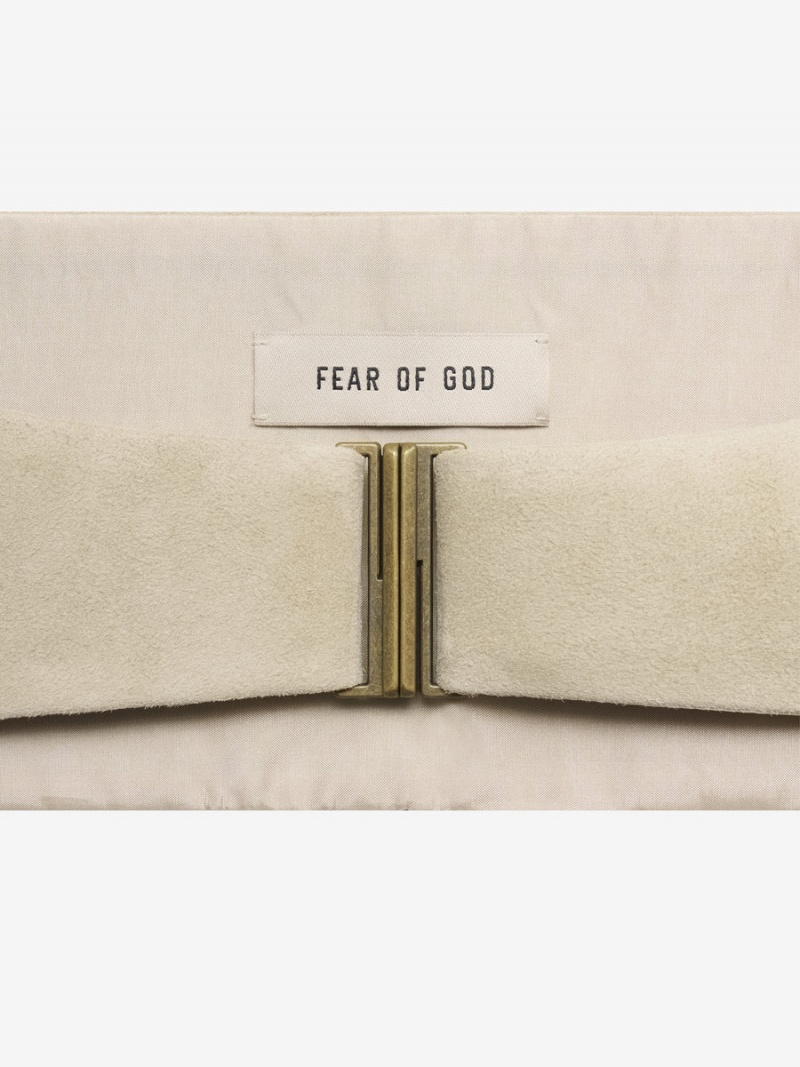 Fear Of God Cummerbund Scamosciate Beige | FOG-SN593521