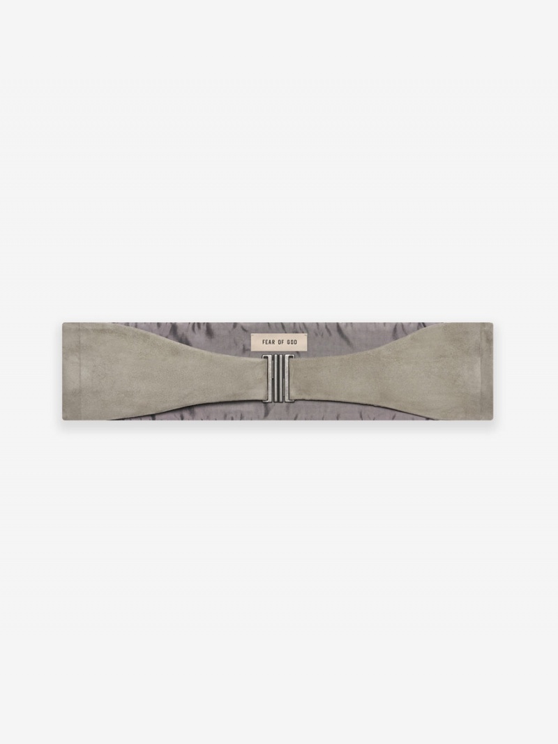 Fear Of God Cummerbund Scamosciate Grigie | FOG-SN593522