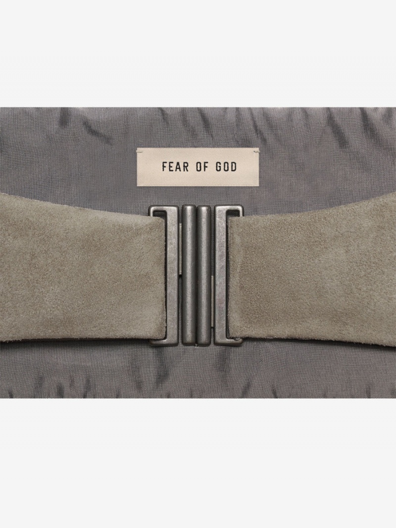 Fear Of God Cummerbund Scamosciate Grigie | FOG-SN593522