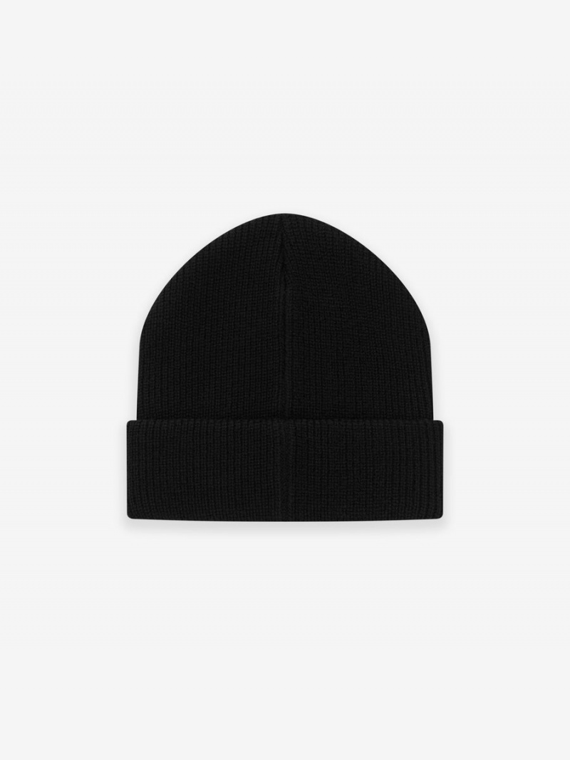 Fear Of God Essentials Beanie Nere | FOG-SN593639