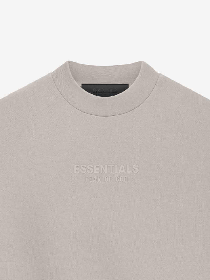 Fear Of God Essentials Crewneck Argento | FOG-SN593804