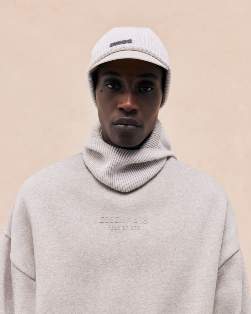 Fear Of God Essentials Crewneck Khaki | FOG-SN593619