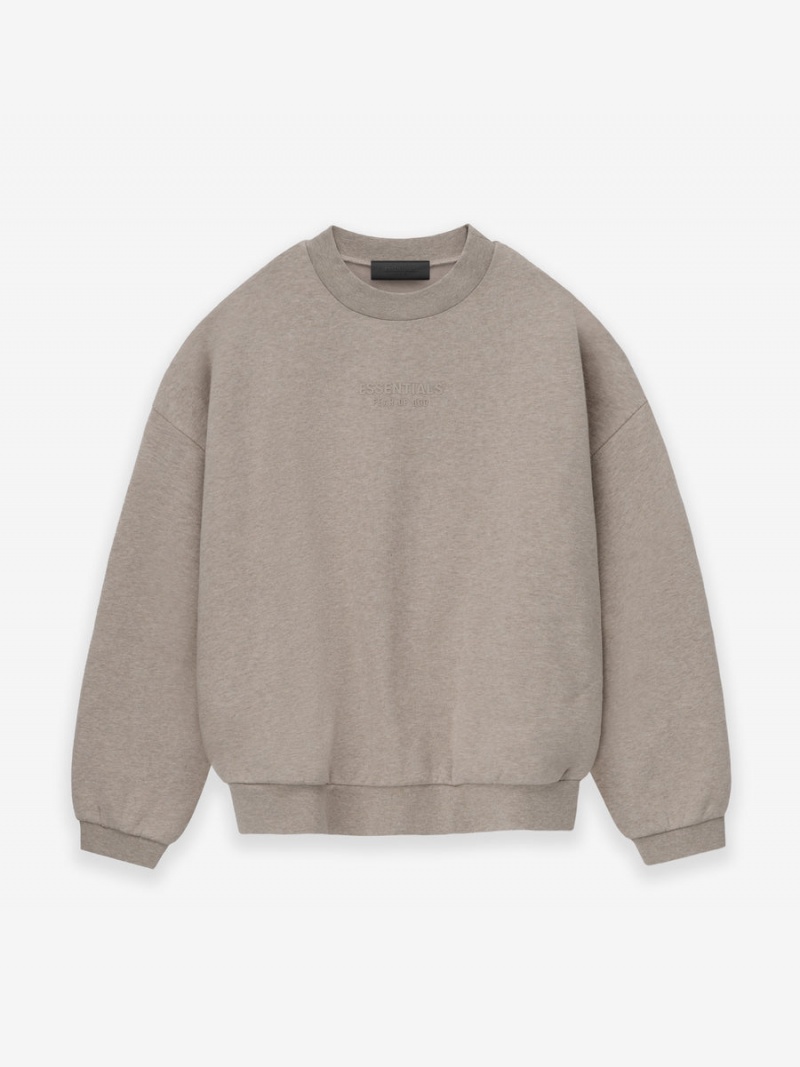 Fear Of God Essentials Crewneck Khaki | FOG-SN593619