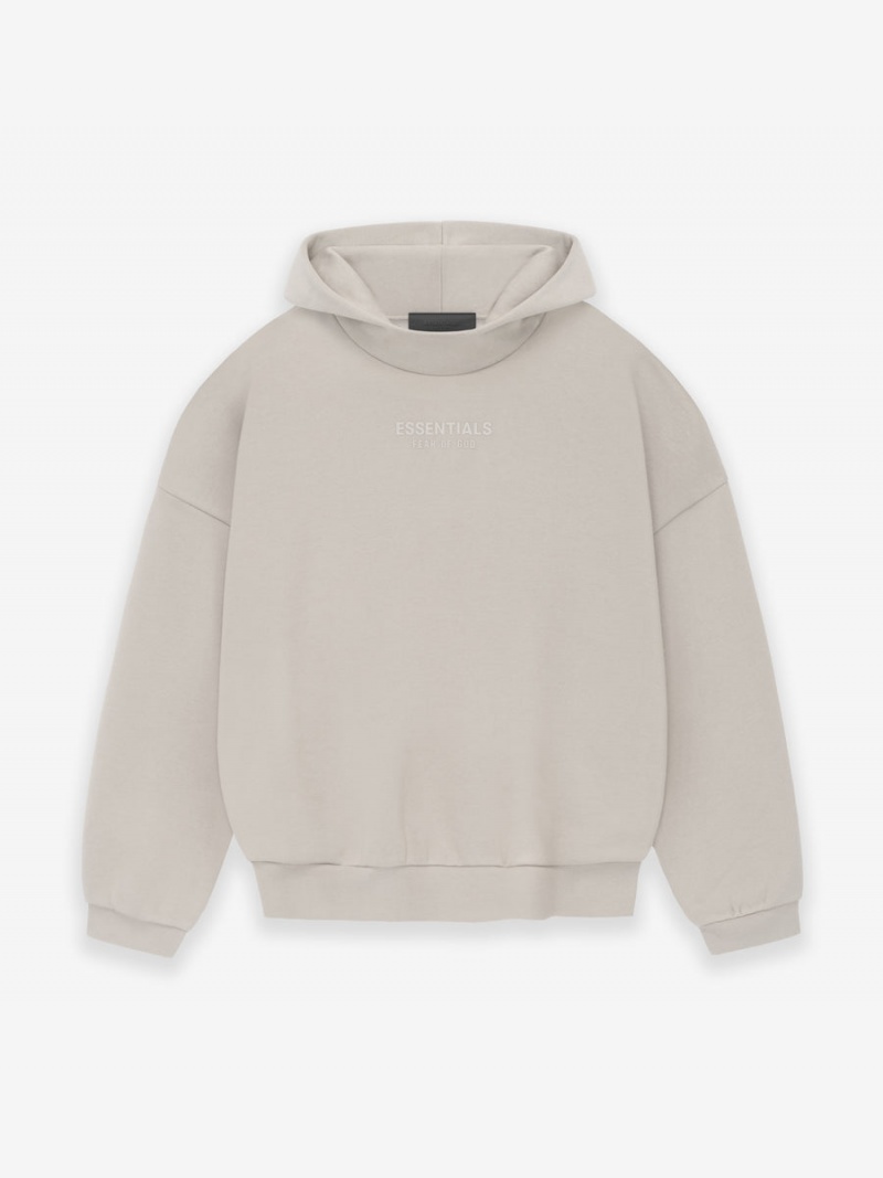 Fear Of God Essentials Hoodie Argento | FOG-SN593567