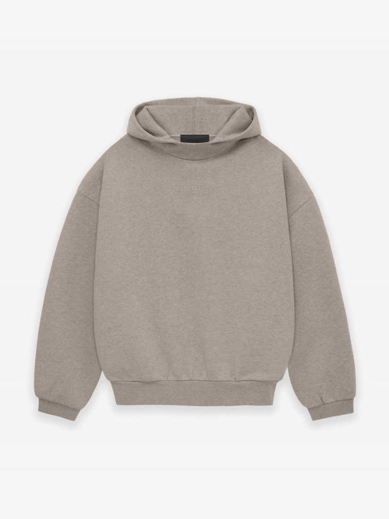 Fear Of God Essentials Hoodie Khaki | FOG-SN593561